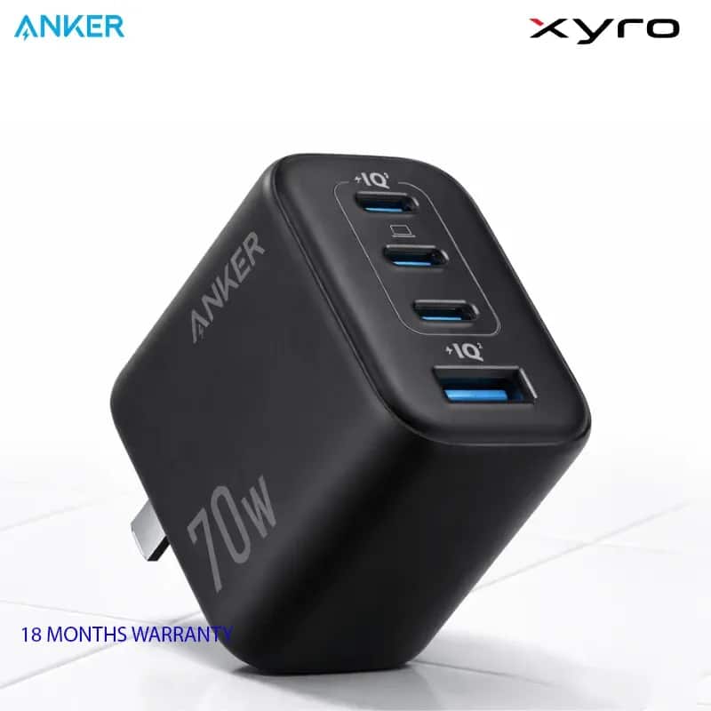 Anker Zolo Charger (70W, 4-Port, PD 3.0) – GaN Fast Charging Station
