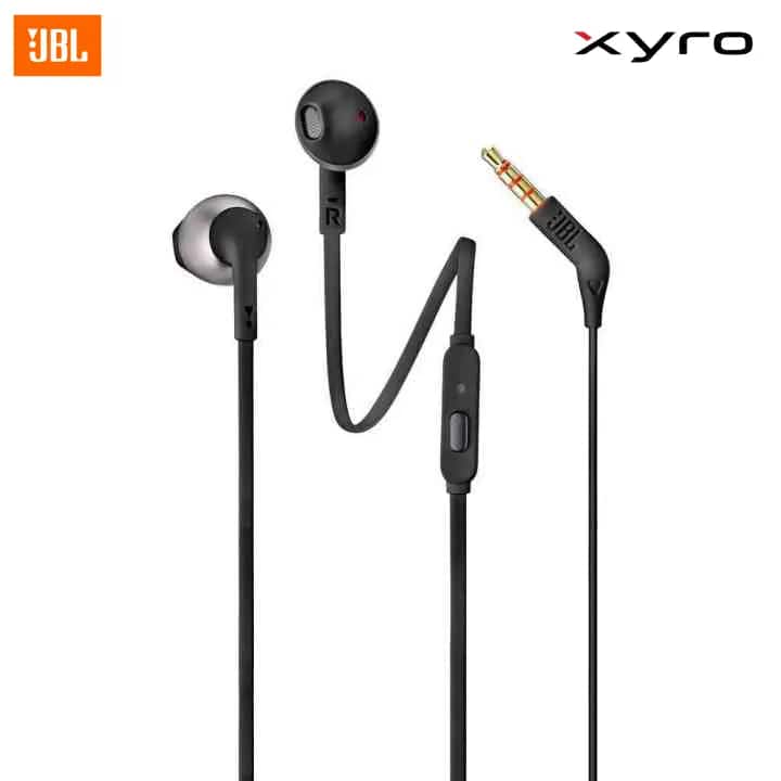 JBL TUNE 205 Wired In-Ear Headphone with Mic - Black