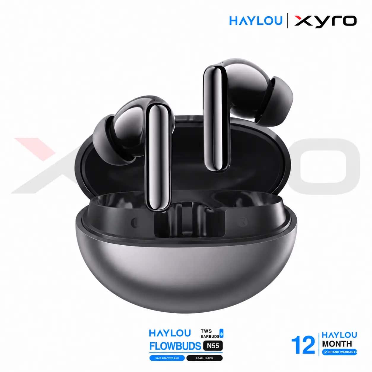 Haylou Flowbuds N55 54dB Deep ANC True Wireless Earphones