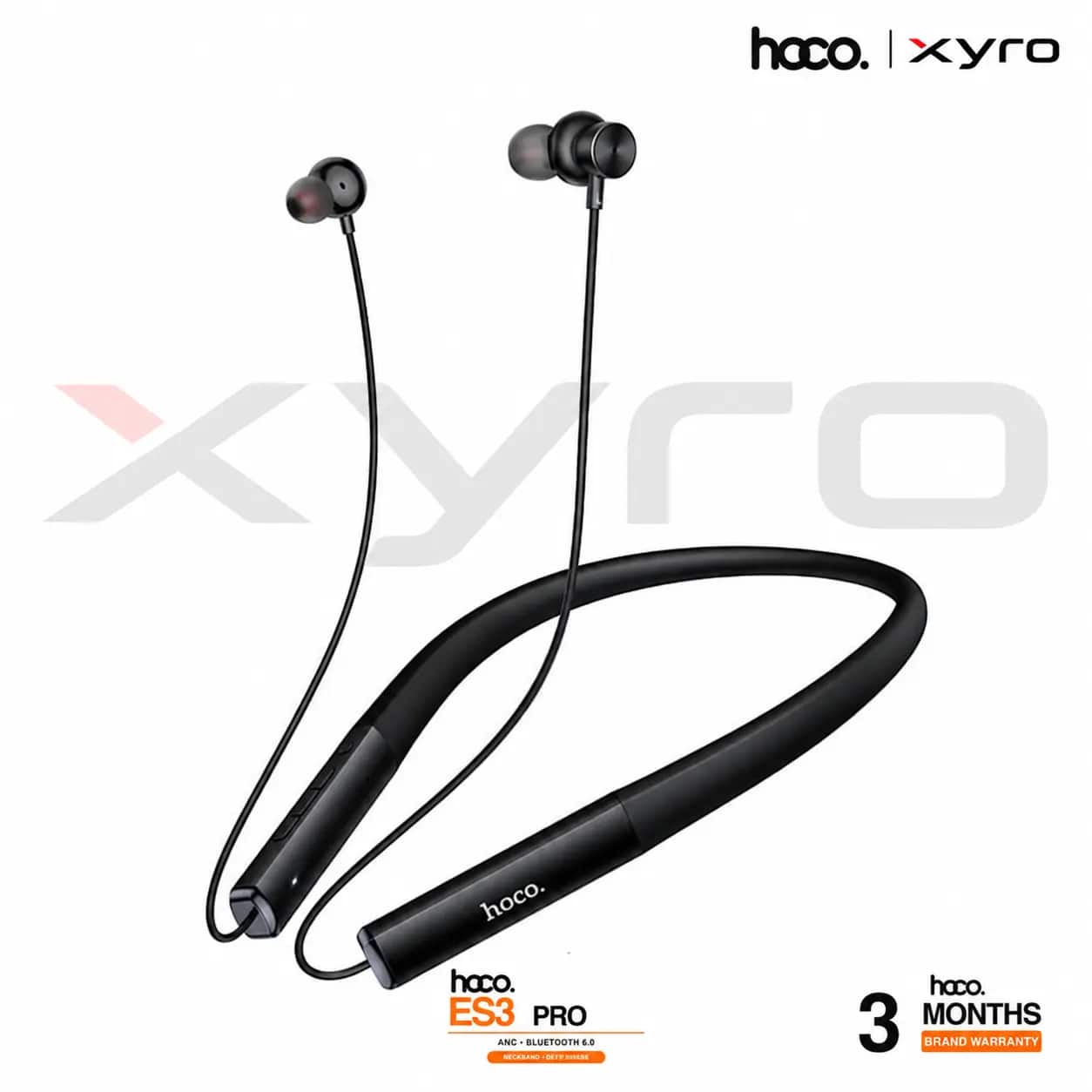 HOCO ES3 Pro ANC Bluetooth 6.0 Neckband Earphones with 80H Playtime