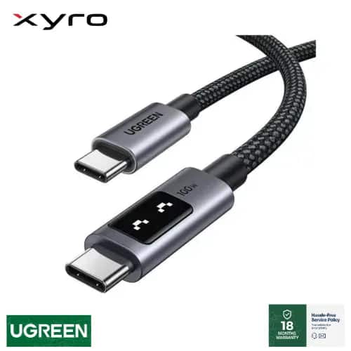 UGREEN USB-C to USB-C PD Fast Charging Braided Cable 5A Max 2m