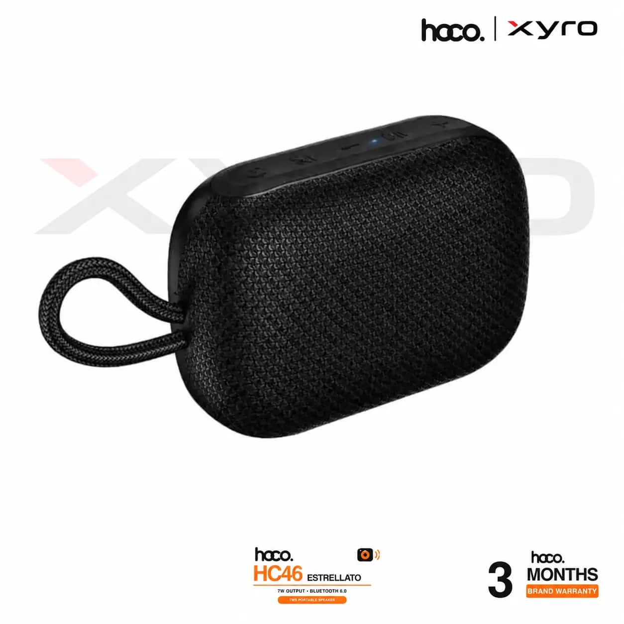 HOCO HC46 Estrellato 7W Bluetooth 6.0 TWS Portable Speaker