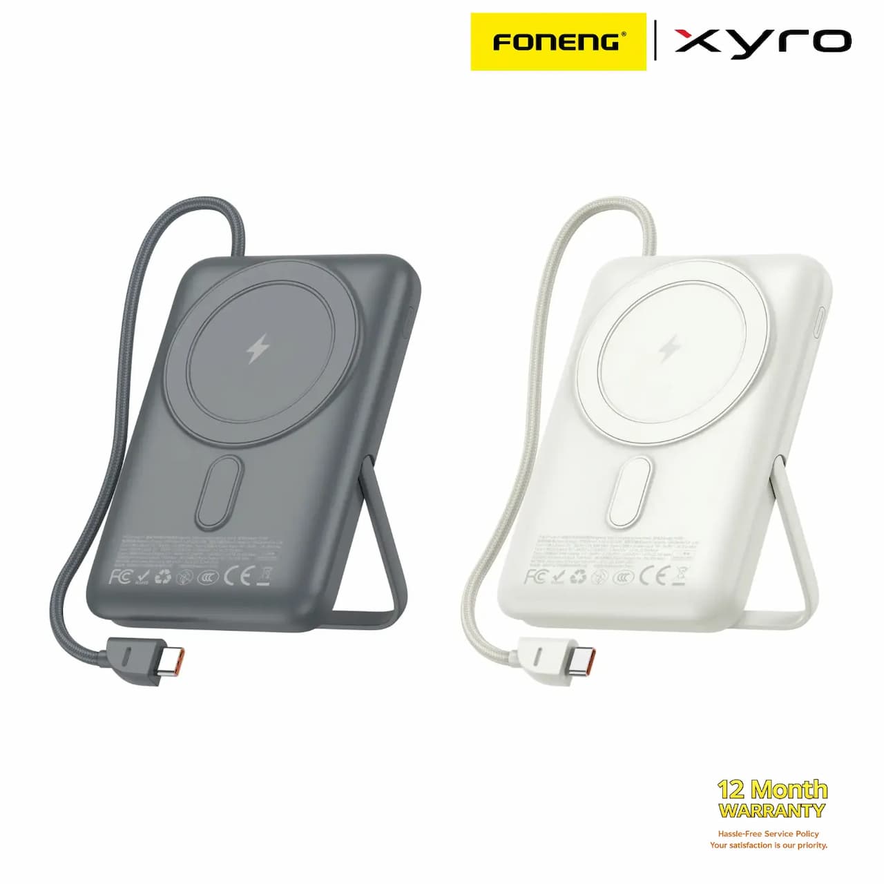 Foneng PX119 10000mAh 22.5W Magnetic Wireless Power Bank