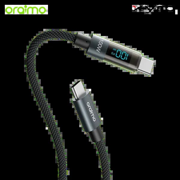 Oraimo DigiLine OCD-175CC 100W 1.2 Meter Type-C Cable with Display