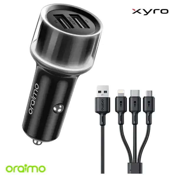 Oraimo Highway 15 Dual USB Car Charger (OCC-1152D)