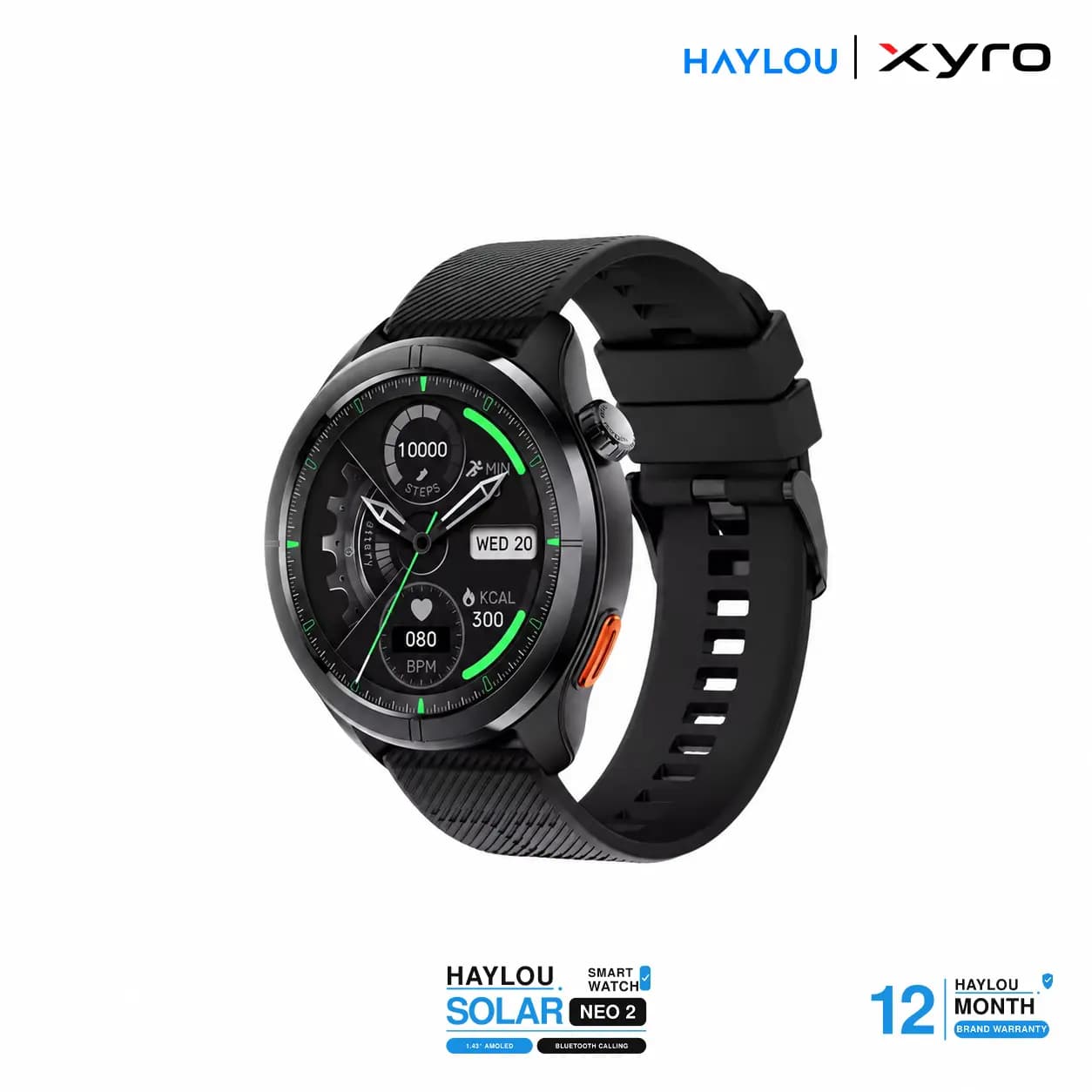 HAYLOU Solar Neo 2 1.43″ AMOLED Bluetooth Calling Smart Watch