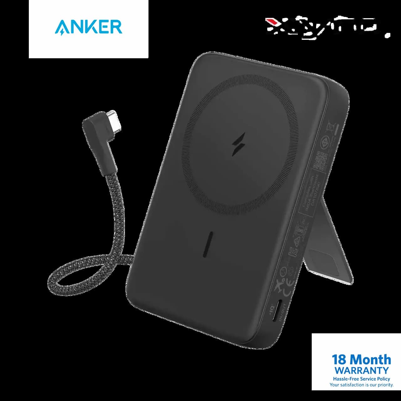 Anker Zolo 10000mAh 30W Magsafe Power Bank with Built-in USB-C Cable