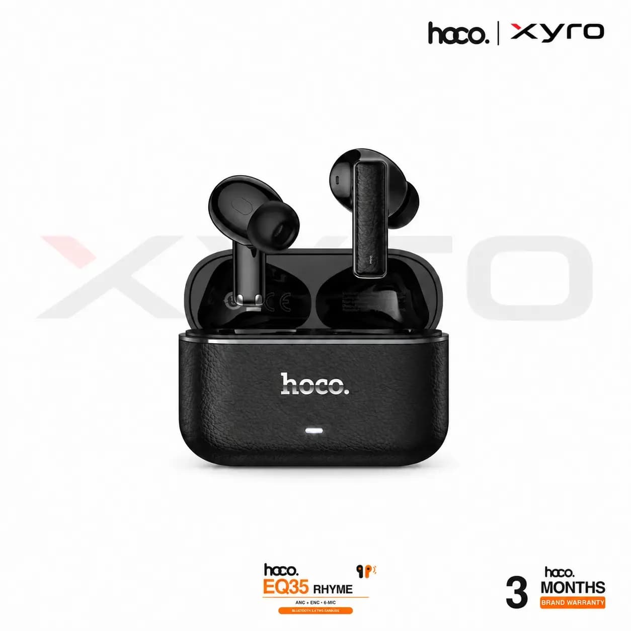 HOCO EQ35 Rhyme ANC+ENC 6-Mic Bluetooth 5.4 TWS Earbuds