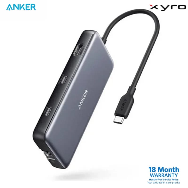 Anker PowerExpand 8-in-1 10Gbps USB-C Hub – Gray (Model: A83830A1)