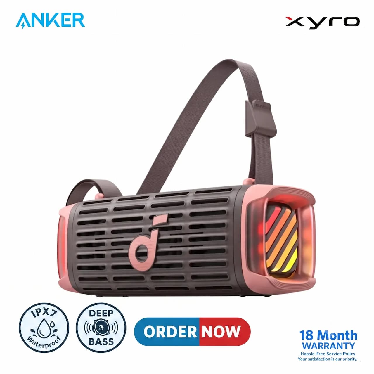 Anker Soundcore Boom 3i Portable Bluetooth Speaker