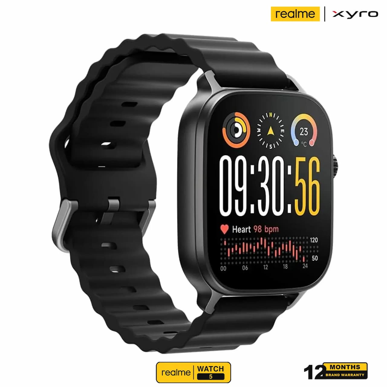 realme Watch 5 AMOLED GPS Bluetooth Calling Smart Watch