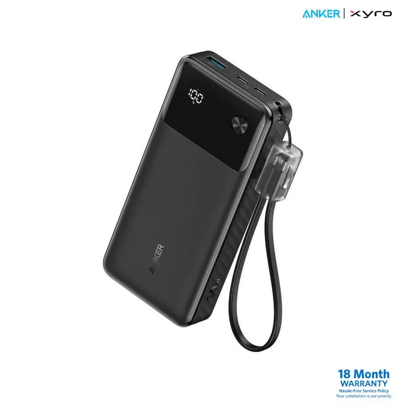 Anker Powercore 30W 20000mAh Power Bank with USB-C cable