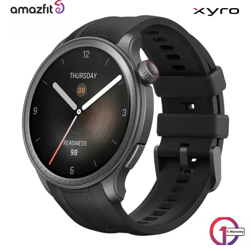 Amazfit Balance 1.5" HD AMOLED Smart Watch with 5 ATM & GPS (6 Satellite) – Midnight Black