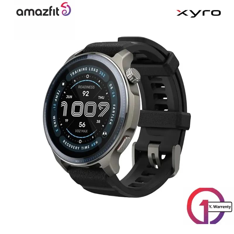 Amazfit Balance 2 AMOLED 1.5" Smart Watch with 10 ATM & GPS (6 Satellite) – Black