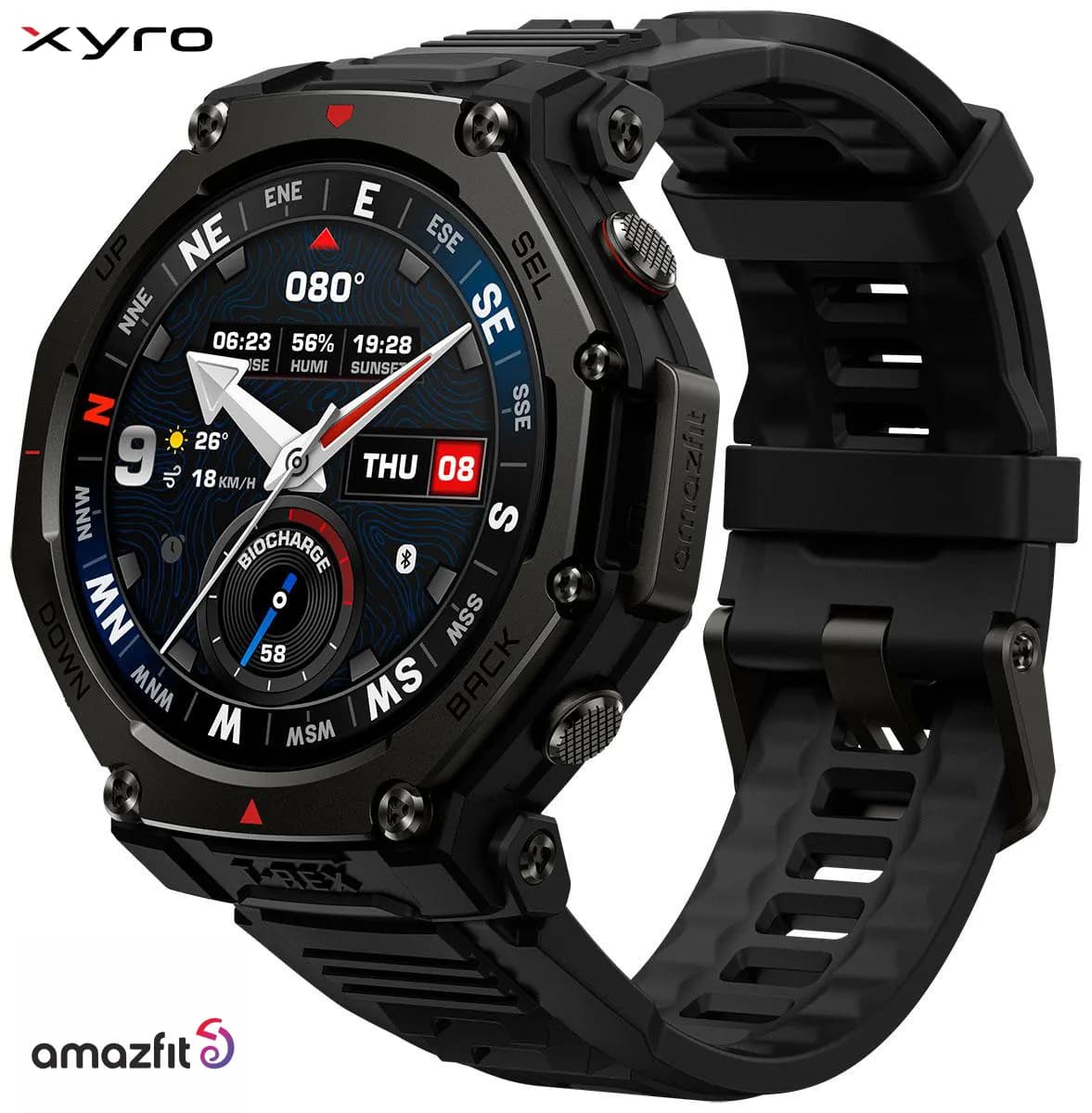 Amazfit T-Rex 3 Pro 1.5" AMOLED Display with 3000-Nit GPS Rugged Smartwatch