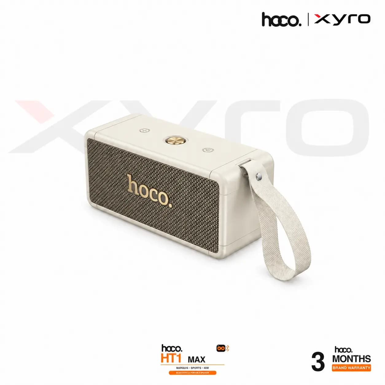 HOCO HT1 Max Marquis Sports 40W Bluetooth 5.4 Portable Speaker