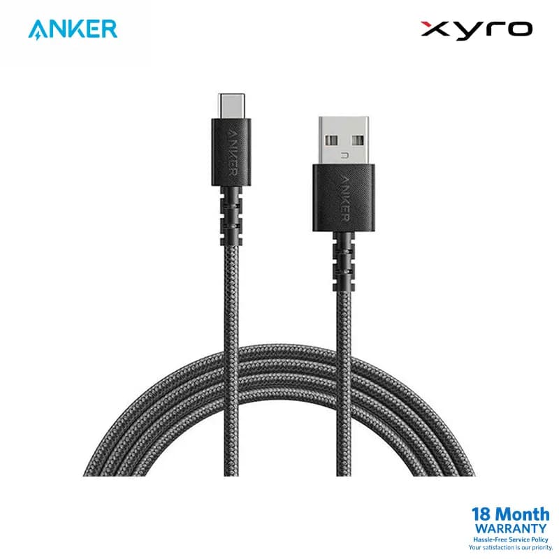 Anker PowerLine Select+ USB-C to USB 2.0 Cable – Black (A8022H11)