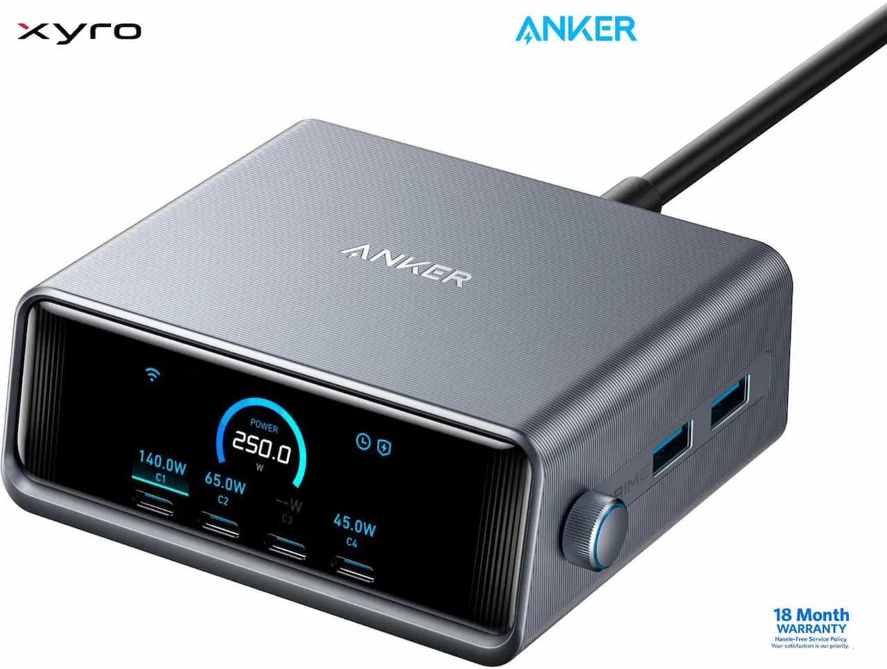 Anker Prime Charger 6 Ports GaNPrime - 250W